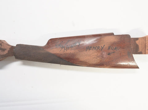 Henry 1866 Rifle Stock, Striaght Grip, Rifle Style Plate Cuts