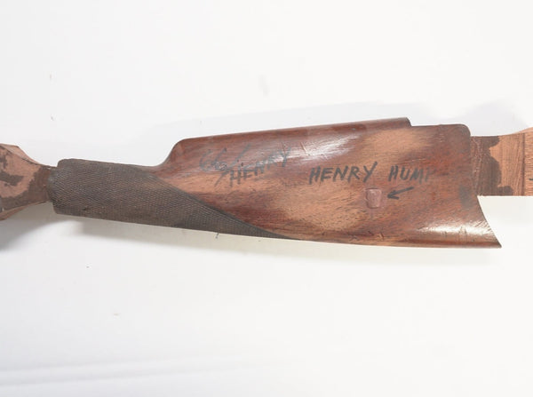 Henry 1866 Rifle Stock, Striaght Grip, Rifle Style Plate Cuts