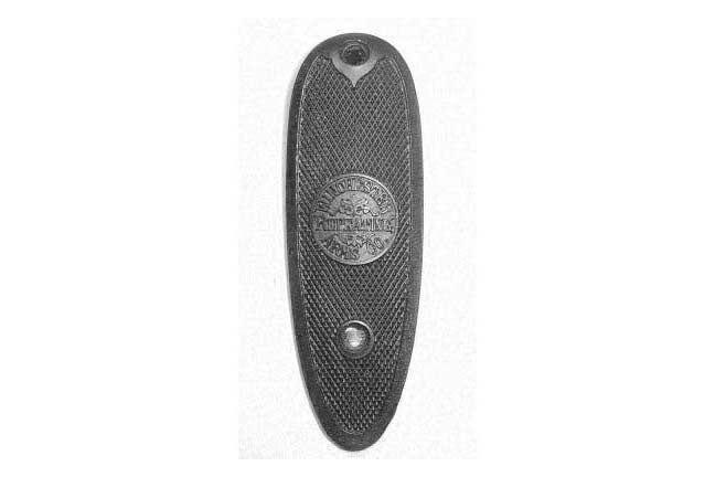 Winchester logo shotgun buttplate with spur