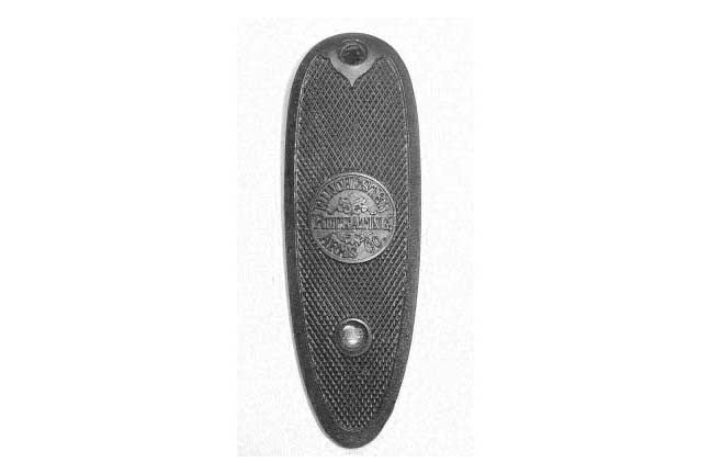 Winchester logo shotgun buttplate with spur