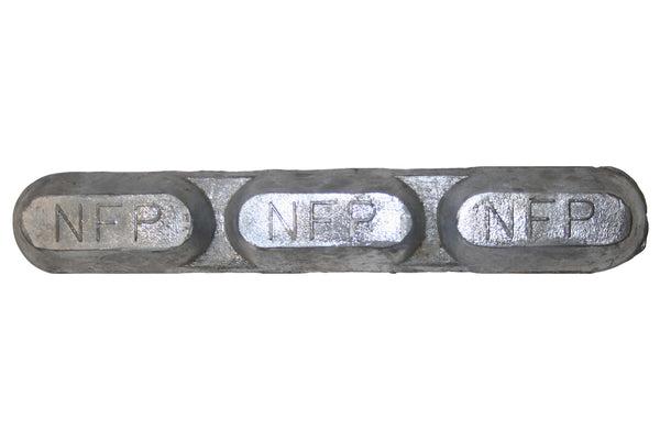 Lead:tin 24:1 casting alloy, 10 pound ingot